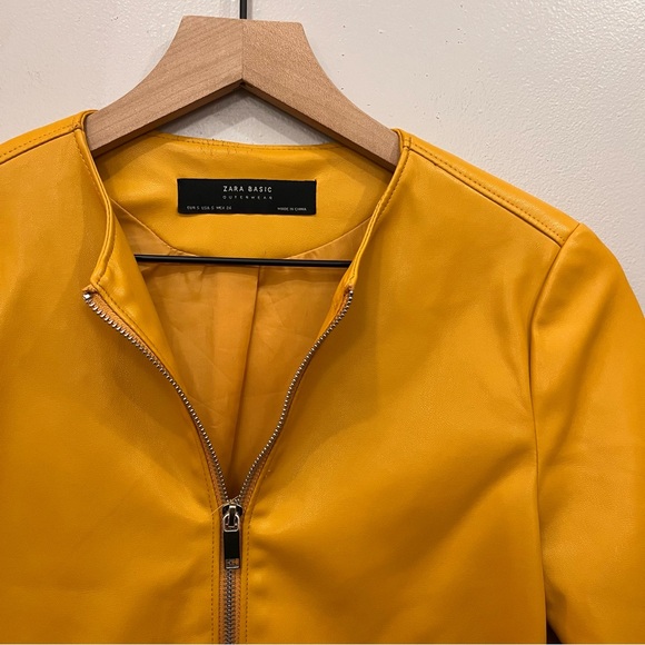 zara faux leather jacket - Picture 2 of 4